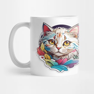 Peeking Cat Mug